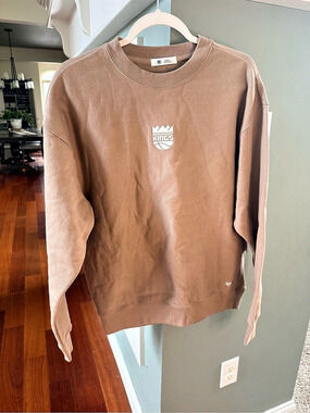 '47 Sacramento Kings Portabella Sweatshirt Brown Small NWT